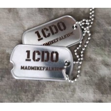 1CDO US ww2 style dog tags